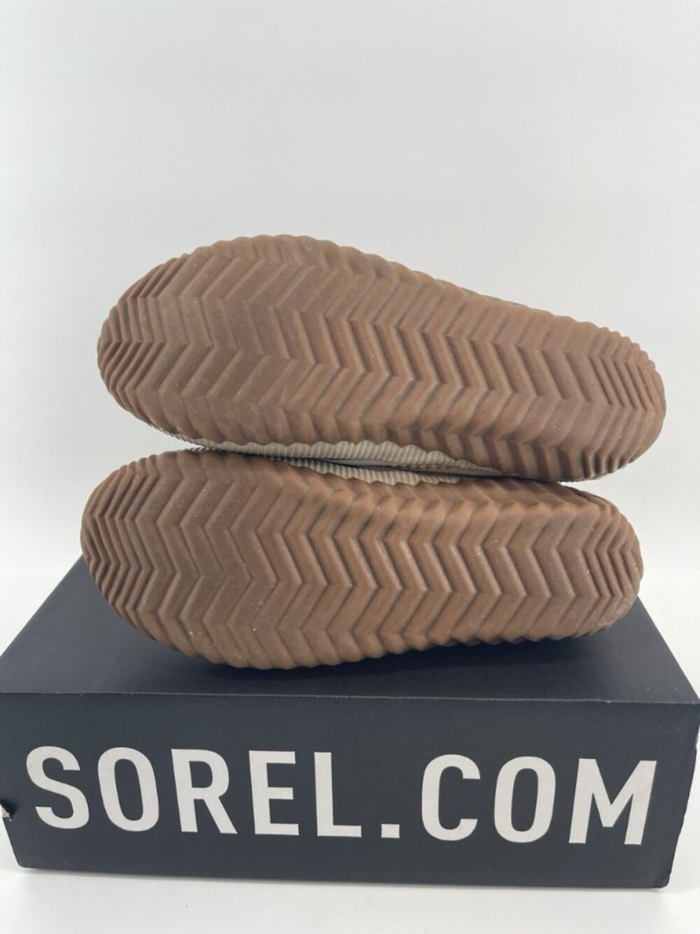 Sorel Out N About Plus Waterproof Boots -Womens 10 Duck Elk Tan Black Leather - Picture 6 of 8